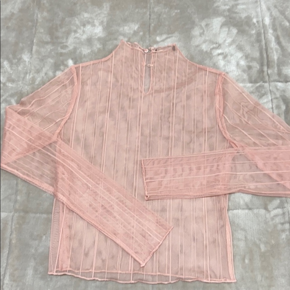 Express sheer layering top.